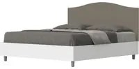 Letto Matrimoniale 160x190 cm con Rete Grace Cappuccino