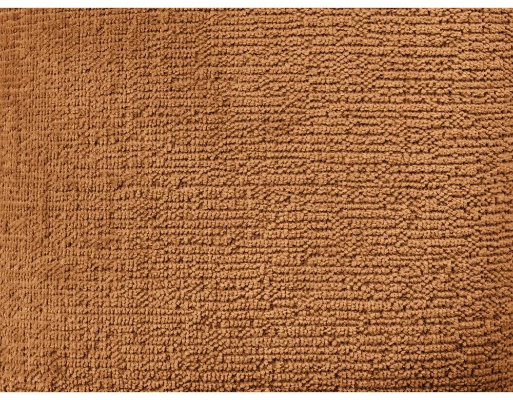 Divano angolare color senape (penisola a destra/a L) con rivestimento in ciniglia Whesley – Bobochic Paris