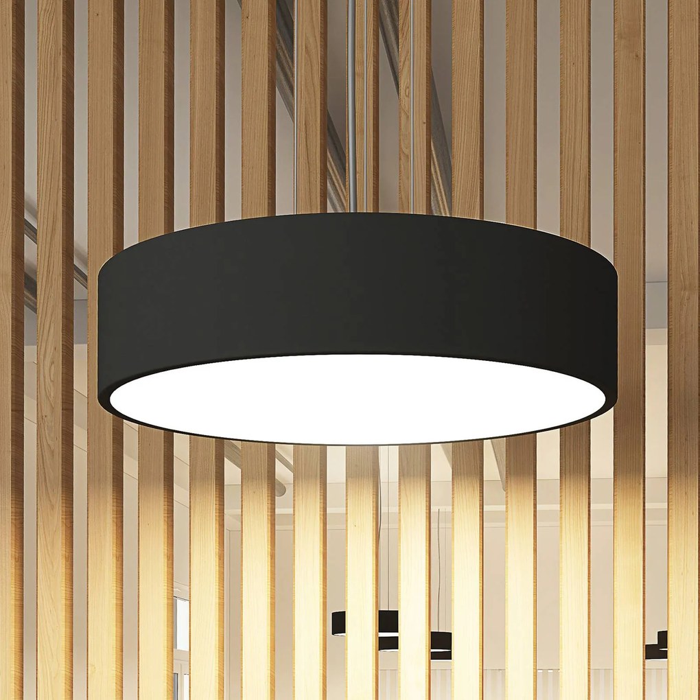 Arcchio Lampada LED a sospensione Noabelle, nero, 40 cm, metallo