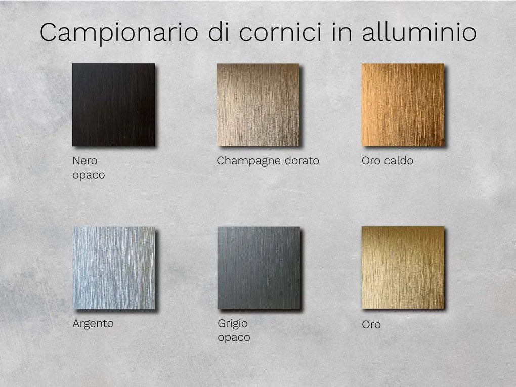 Specchio LED in cornice per bagno M7