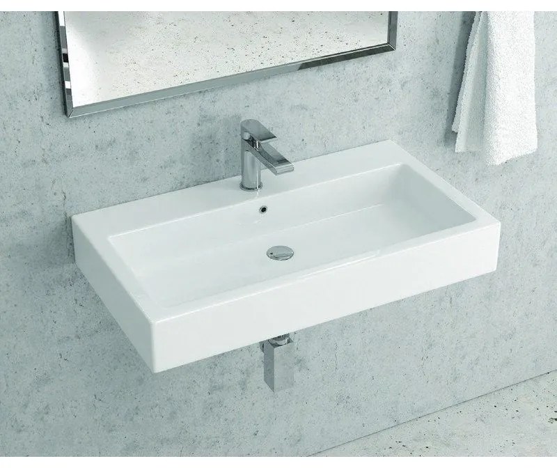 Kamalu - lavabo sospeso 80 cm litos-v82