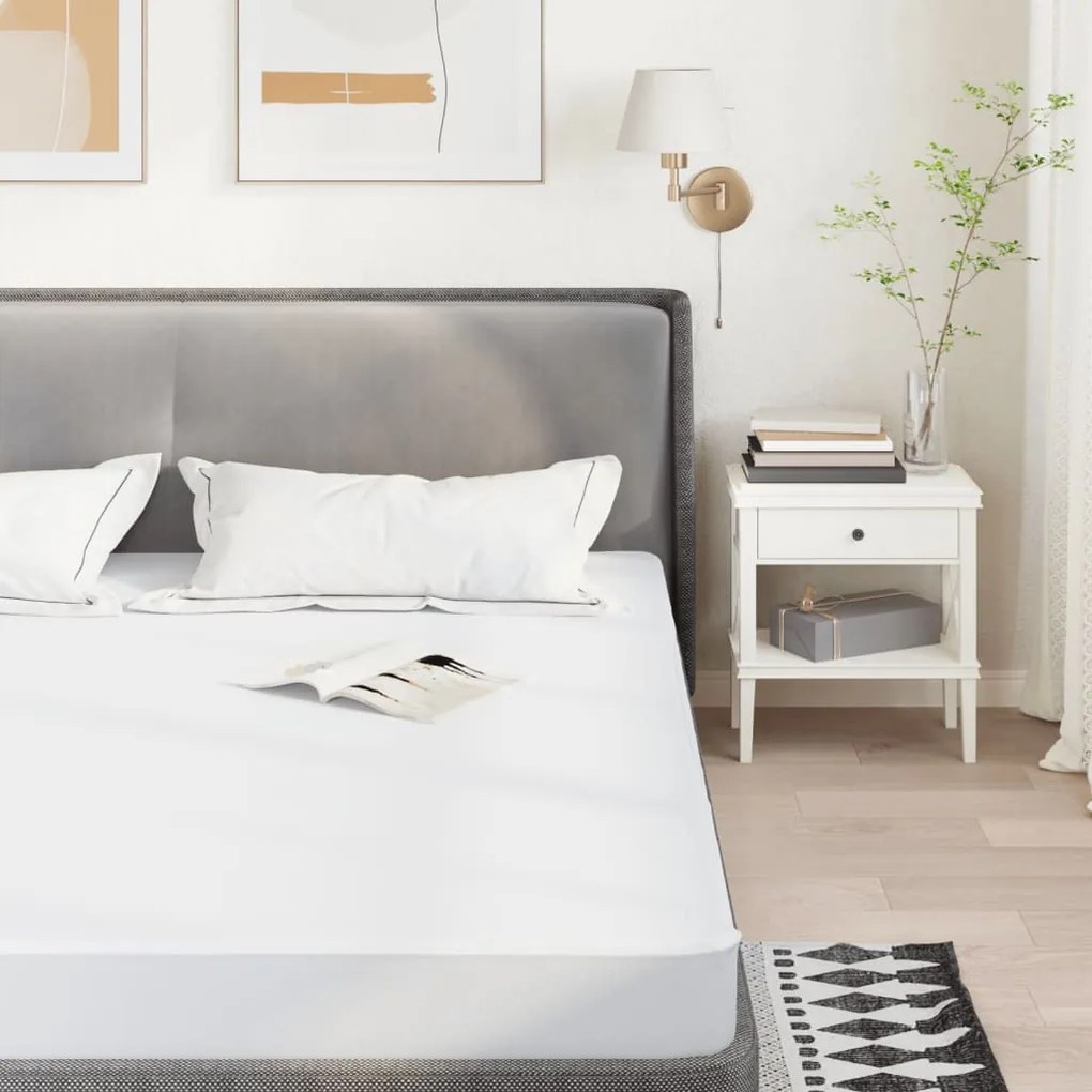 Coprimaterasso bianco 90x190 cm impermeabile