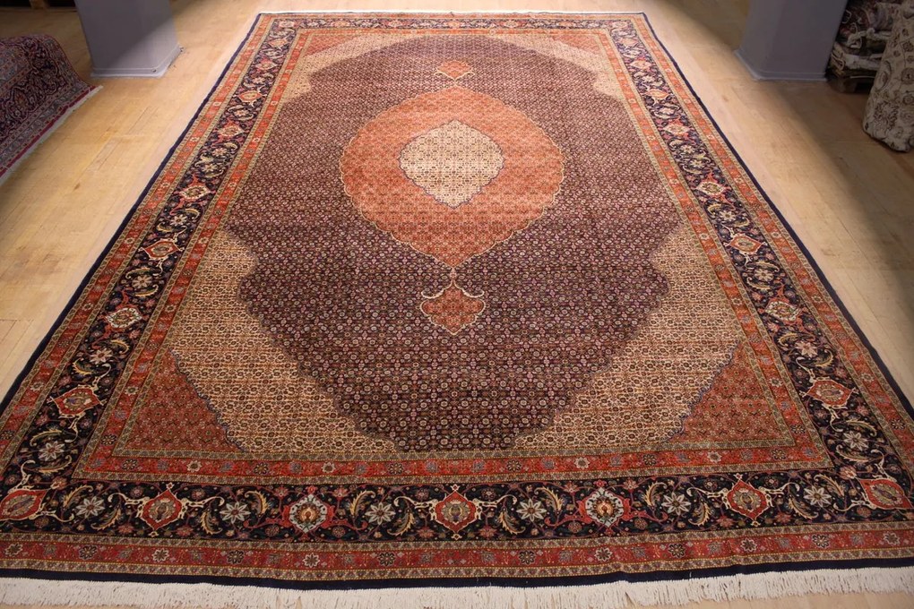 Tabriz Tappeto 400 x 610 (Iran) Annodato A Mano