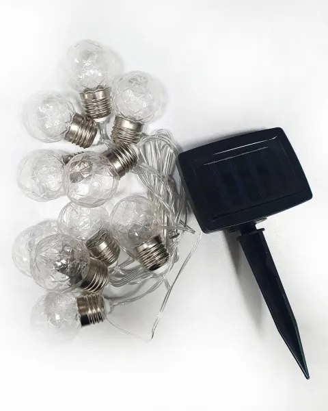 Catena solare a LED per esterni  10xLED/1,2V 300 mAh 2,2 m IP44