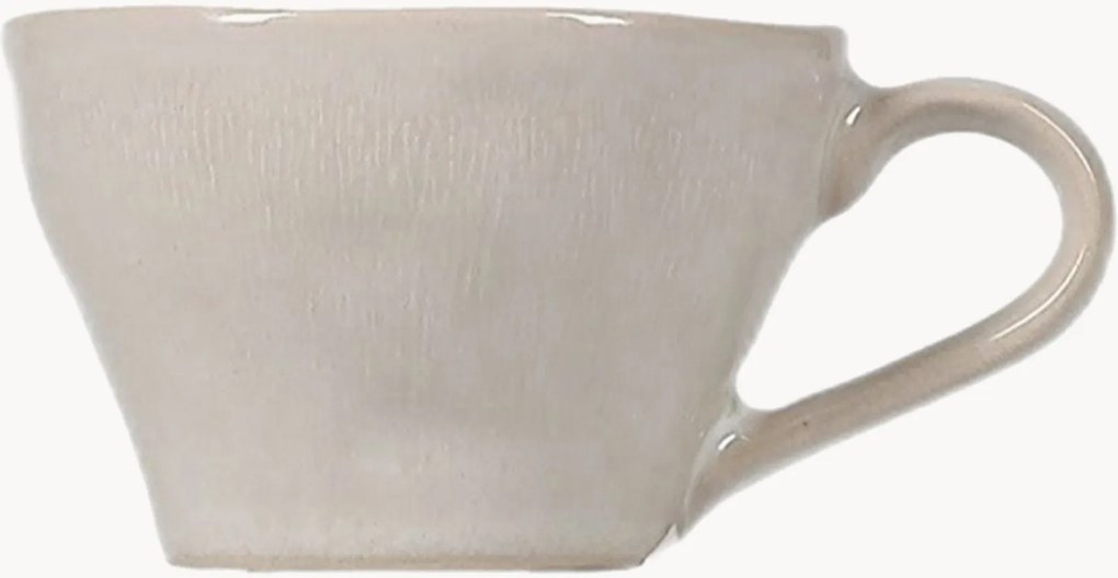 Set di 4 tazzine da caffè Rocca Beige