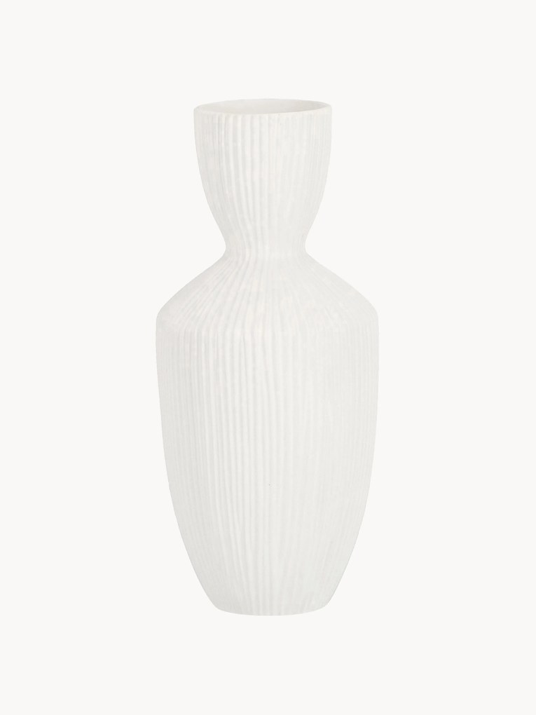 Vaso di design in ceramica Striped, alt. 36 cm