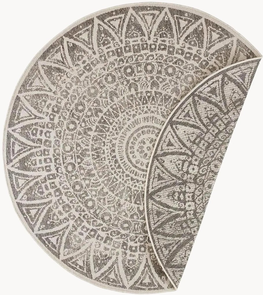 Tappeto rotondo reversibile in & outdoor Lilja