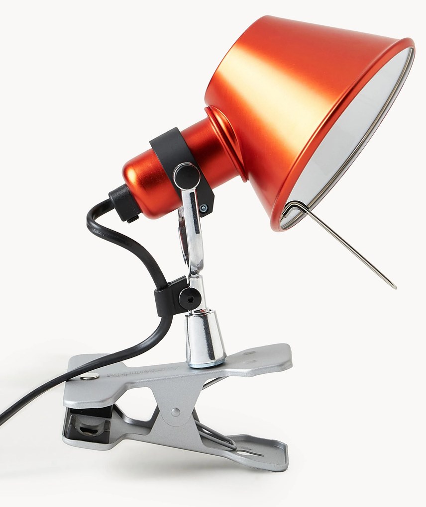 Lampada da tavolo piccola con morsetto Tolomeo Micro Pinza
