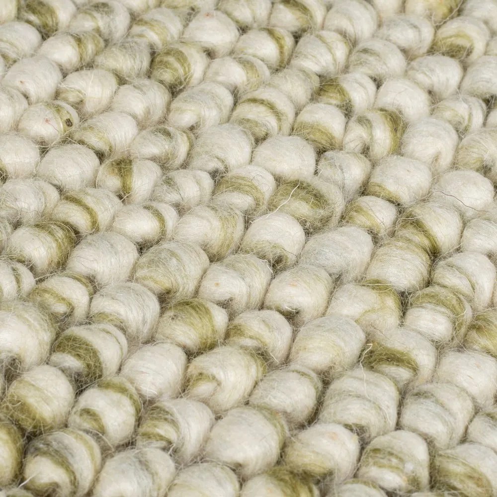 Tappeto kaki tessuto a mano con lana 160x230 cm Minerals - Flair Rugs