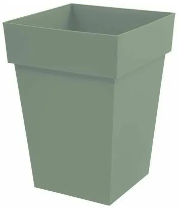 Vaso EDA Tuscany Verde Plastica Quadrato 39 x 39 x 53 cm