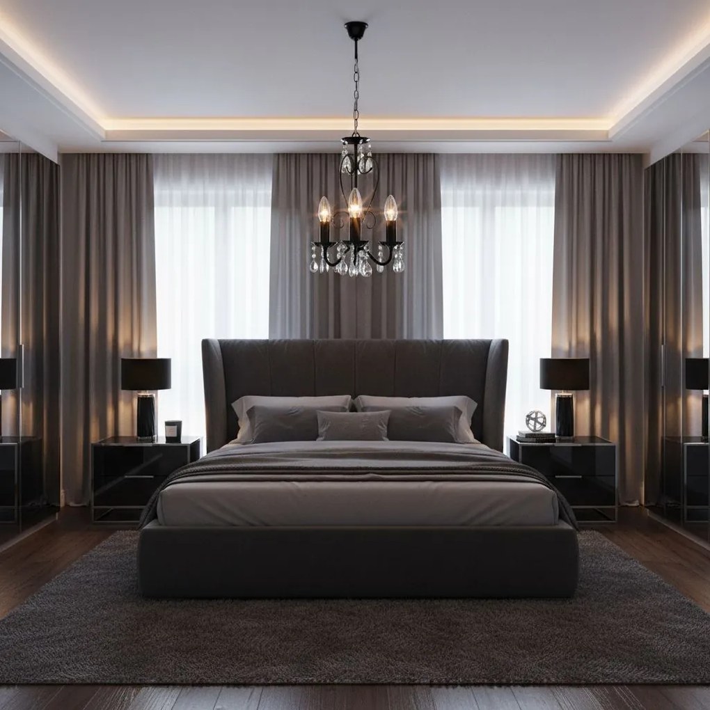 Lampada da soffitto EBT013-3CP BLACK