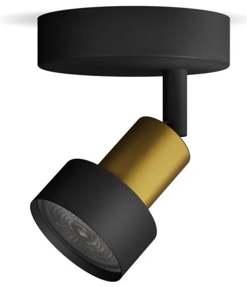 Philips - Faretto CONDUIT 1xGU10/5W/230V nero/ottone