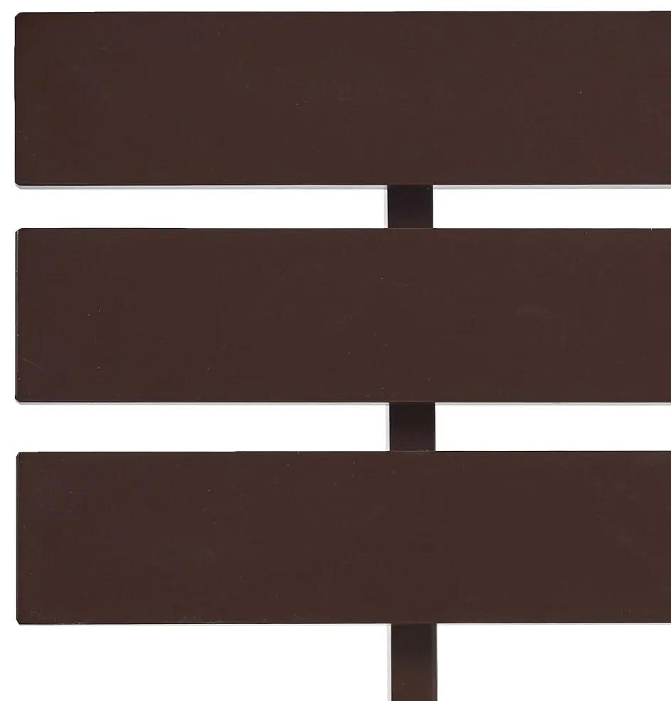 Giroletto marrone scuro in legno massello di pino 100x200 cm