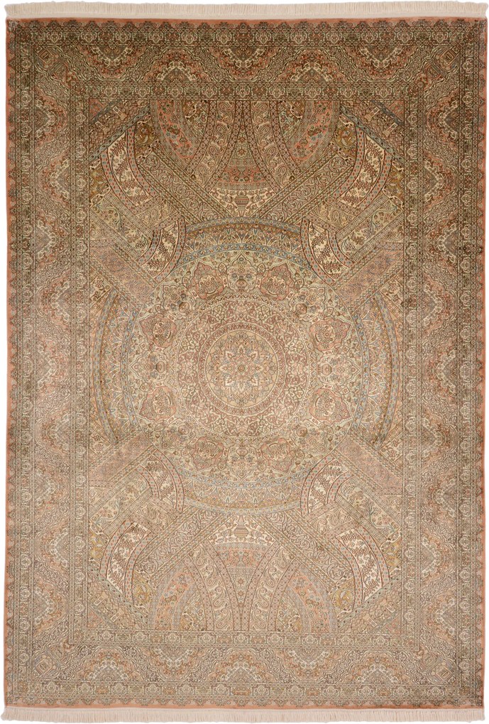 Cashmere Silk Tappeto orientale 190 x 270 (Indian) Annodato A Mano