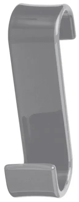 Appendino singolo per termoarredo grigio Gedy serie Merlino in resina