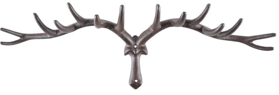 Appendiabiti da parete in metallo marrone - Esschert Design