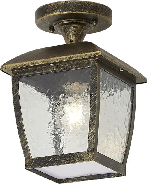 Plafoniera classica oro antico IP44 - Leuven
