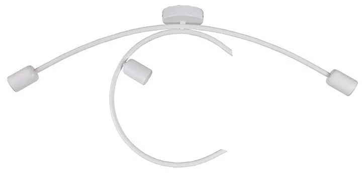 Plafoniera moderno Doris bianco IP20, 3XE27