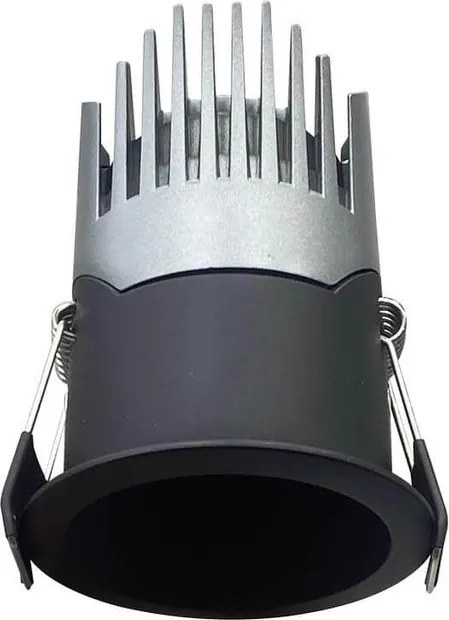 Faro LED da Incasso 6W Nero Ø45mm IP65 CCT UGR19 con driver Philips Colore Bianco Variabile CCT