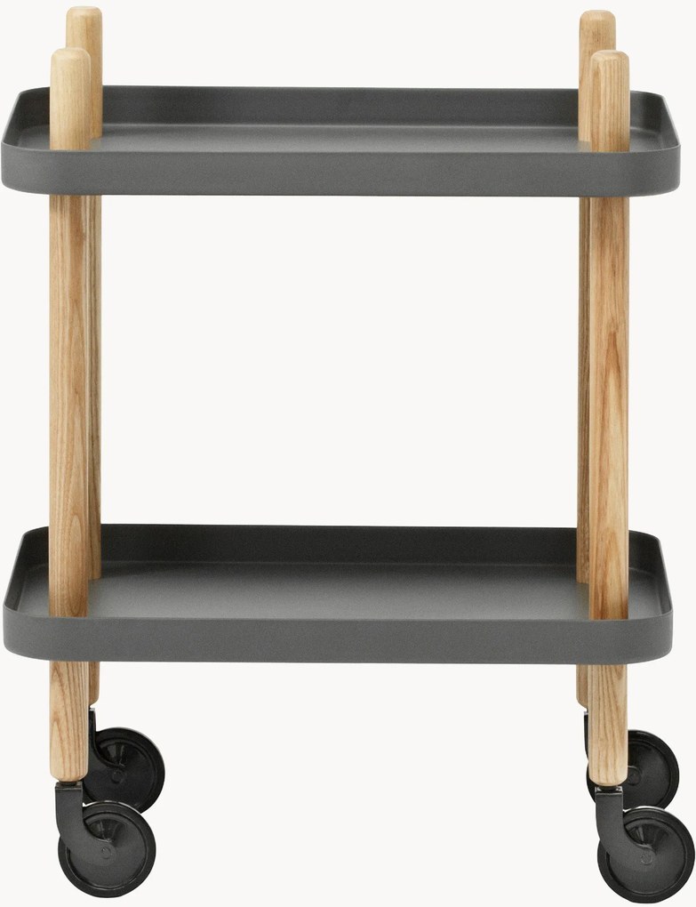 Carrello da portata in metallo Block