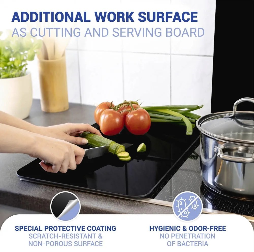 Set di 2 coperchi per fornelli in vetro temperato 30x52 cm Universal - Wenko