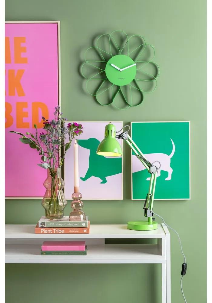 Lampada da tavolo verde chiaro con paralume in metallo (altezza 52 cm) Funky Hobby - Leitmotiv
