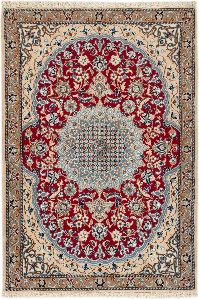 Nain Tappeto persiano 90 x 130 (Iran) Annodato A Mano
