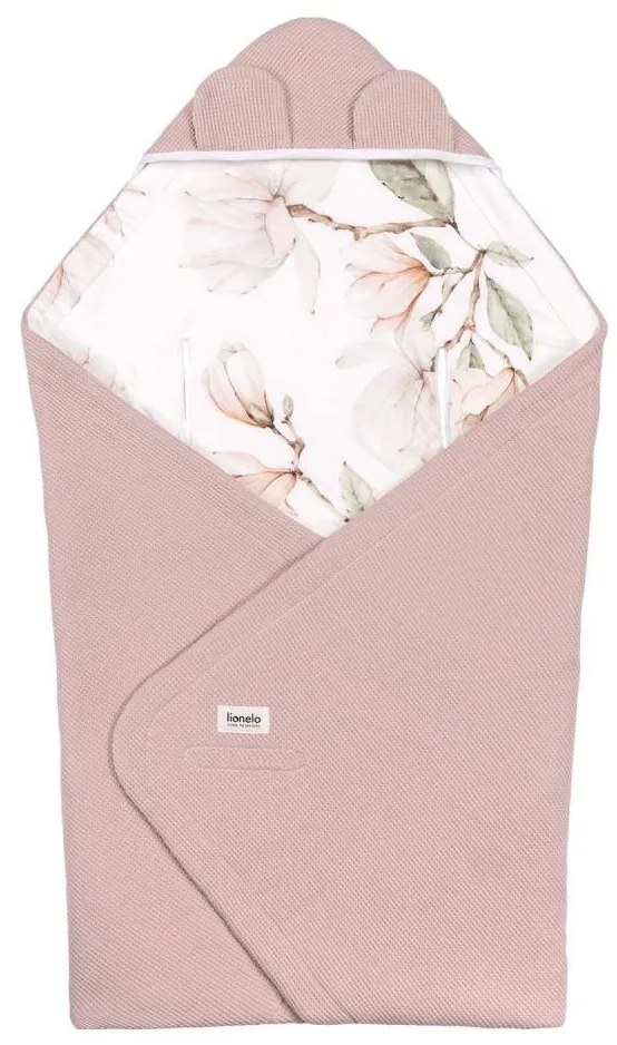 Lionelo - Sacco avvolgente per seggiolino auto TRAVEL SWADDLE 90x90 cm Beige Magnolia