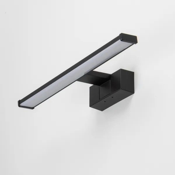 Brilagi - VESTRA Specchio da bagno con luce LED, 8W/230V, 40 cm, IP44, Nero