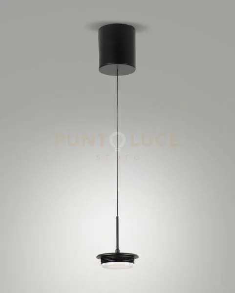 3805-40-101 montatura sali scendi nera completa a led cct 2700k - 3...