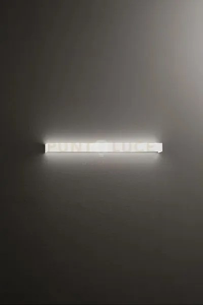 Applique rummo in alluminio bianco led 30w 2400lm 3000k 81cm con di...