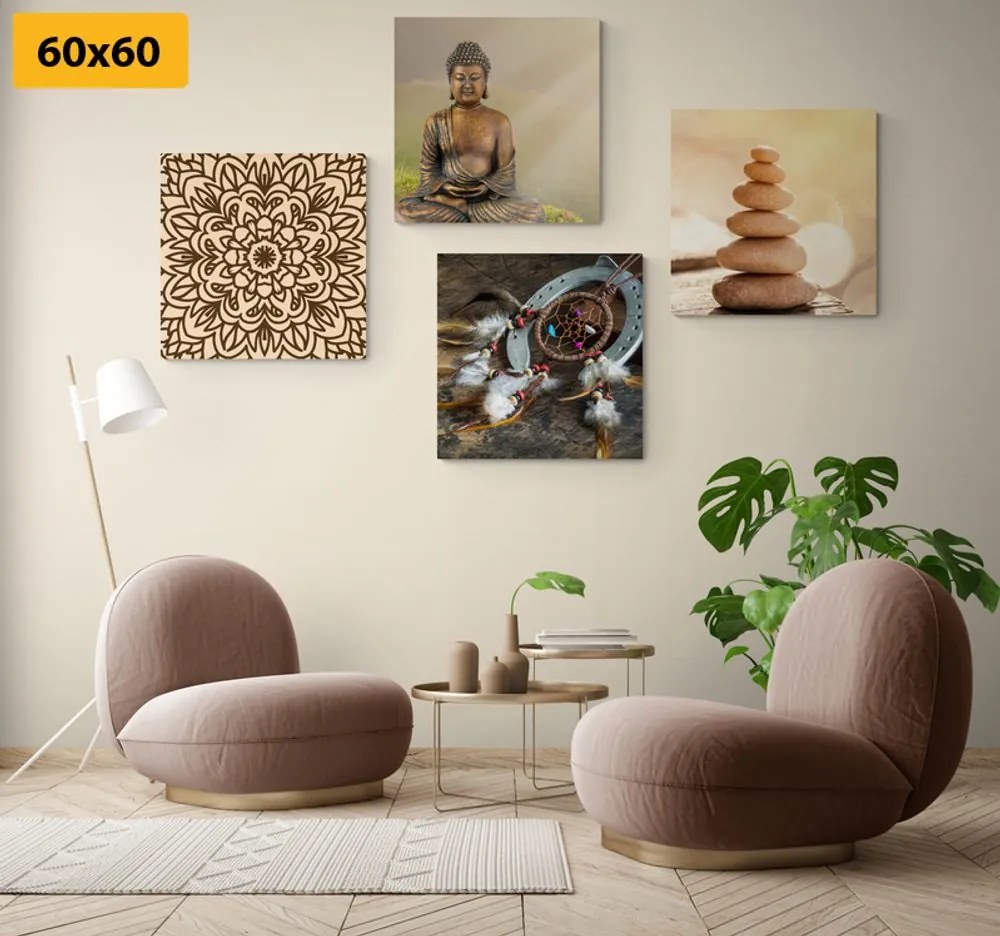Set di quadri – Buddha armonioso