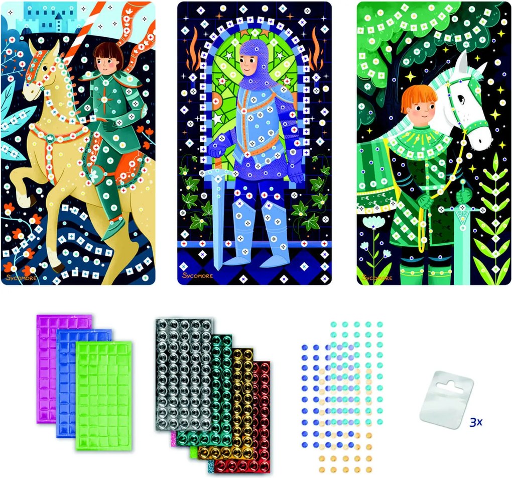 Stick & Fun - Mosaico piccolo - Cavalieri