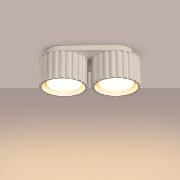 Sollux SL.1793 - Faretto AURA 2xGX53/10W/230V, crema