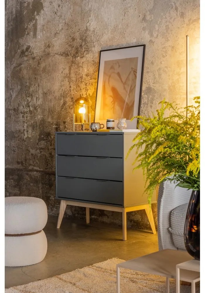 Cassettiera verde polveroso 140x81x40 cm Pisco – Marckeric