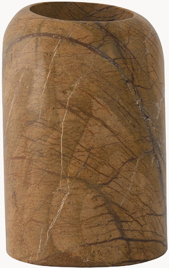 Vaso in marmo Boulder, alt. 21 cm