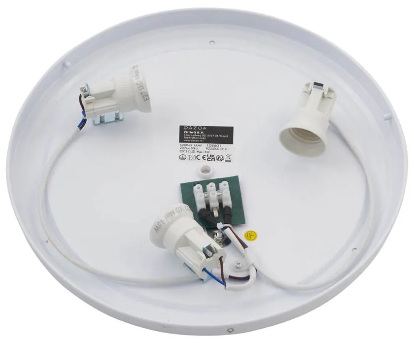 Lampada da soffitto in bambù orientale naturale 40 cm - Tremmo