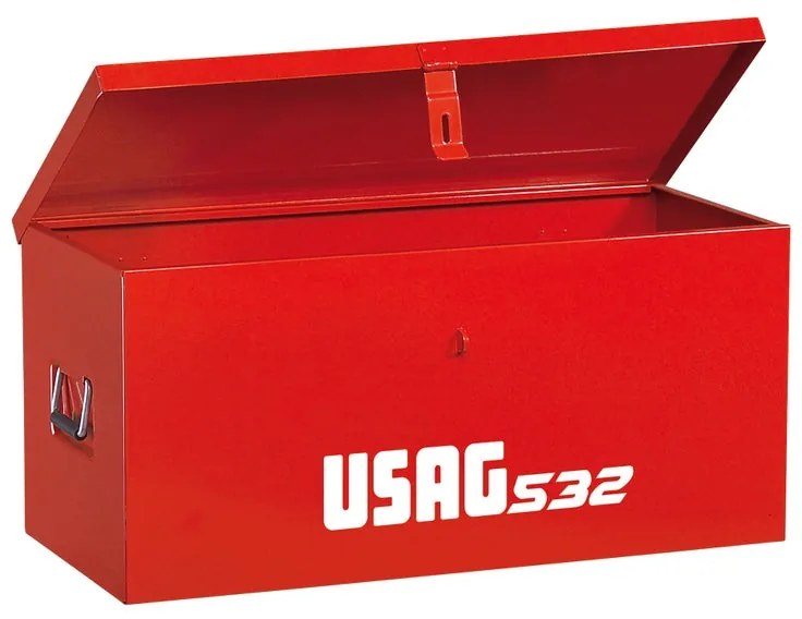 Baule da cantiere USAG 532 in acciaio  L 88 x P 35 x H 38 cm