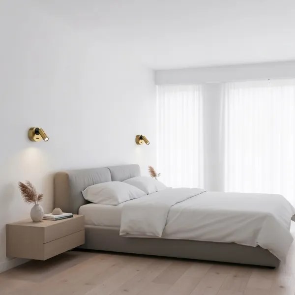 Ideal Lux - Luce Spot da parete a LED BEAN LED/3W/230V CRI 90 ottone