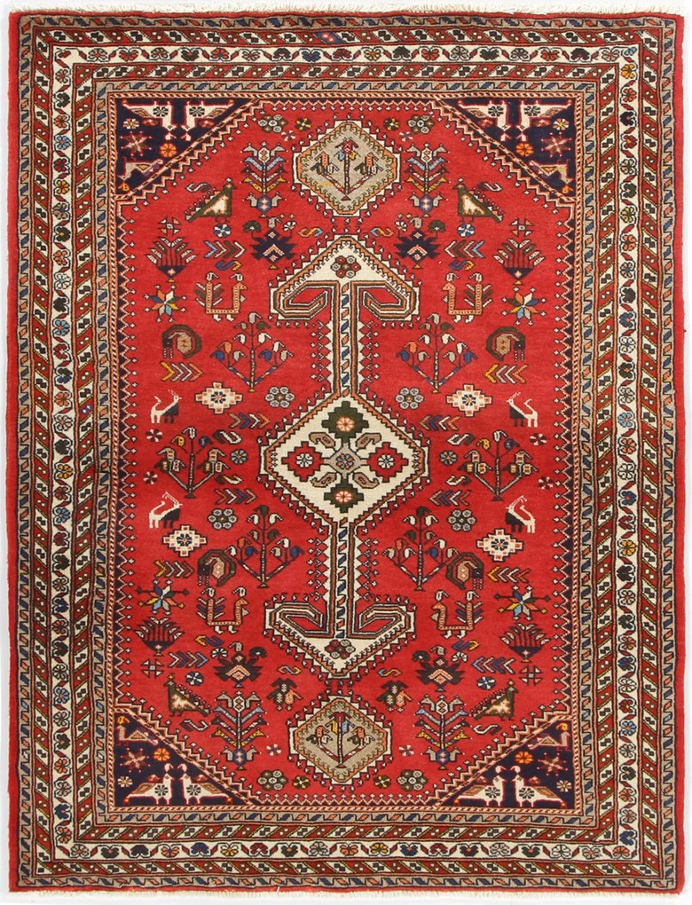 Nasrabad Tappeto 100 x 150 (Iran) Annodato A Mano