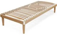 Rete a Doghe in legno di faggio Basculanti Ergonomiche per Letto Singolo 115x195 H 32cm