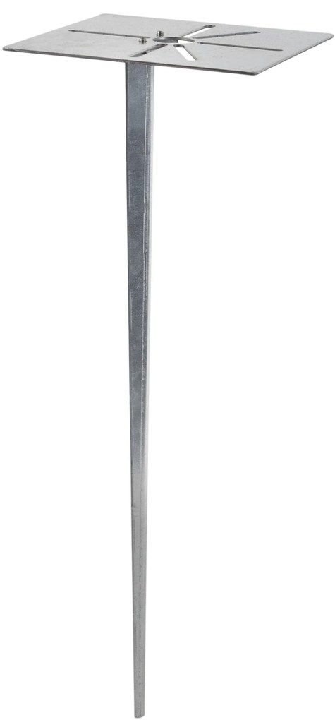 Lampada da esterno nera con picchetto e pressacavo 65cm presa inclusa IP44 - Baleno