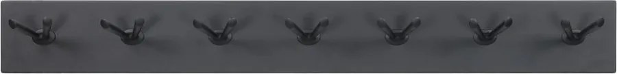 Attaccapanni da parete nero in metallo 104,5 cm Pull – Spinder Design