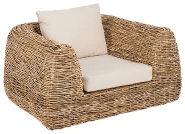 Poltrona Naturale Rattan Foam 111 x 97 x 63 cm