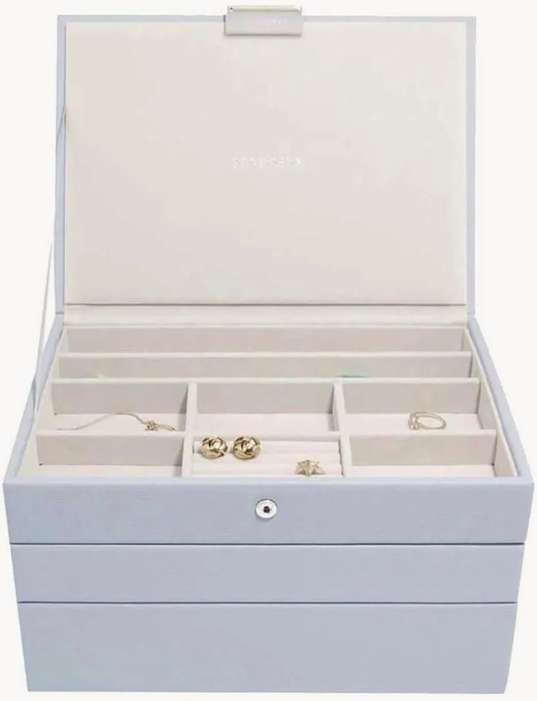 Set di 3 scatole porta gioie Classic Lavender