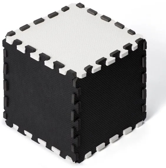 KINDERKRAFT - Puzzle in foam LUNO 30 pezzi nero/bianco