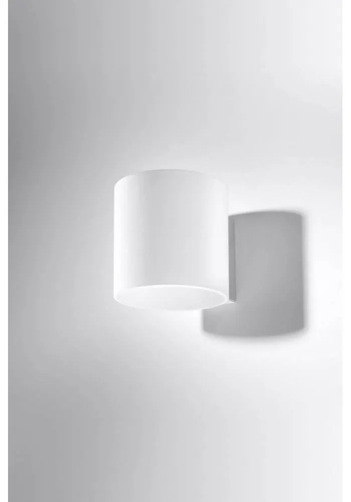 Applique da Parete in Vetro Bianco VICI G9 Bianca da interno Colore del corpo Bianco