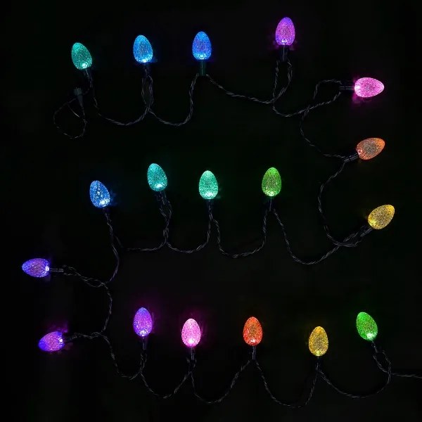 Twinkly TWC9040STP-GEU - Catena LED RGB natalizia da esterno 40xLED 14,5 m IP44 Wi-Fi