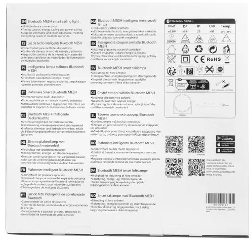 Aigostar - Plafoniera LED RGBW dimmerabile 36W 230V 3000-6500K bianco+DO