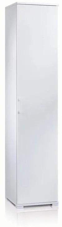Mobile multiuso L 45 x H 195 x P 45 cm bianco